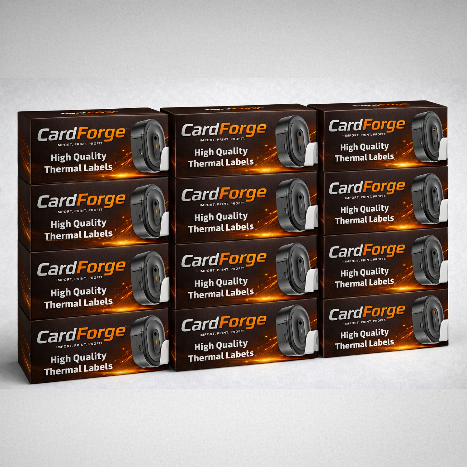 (PRE-ORDER) CardForge Labels - 12 Pack