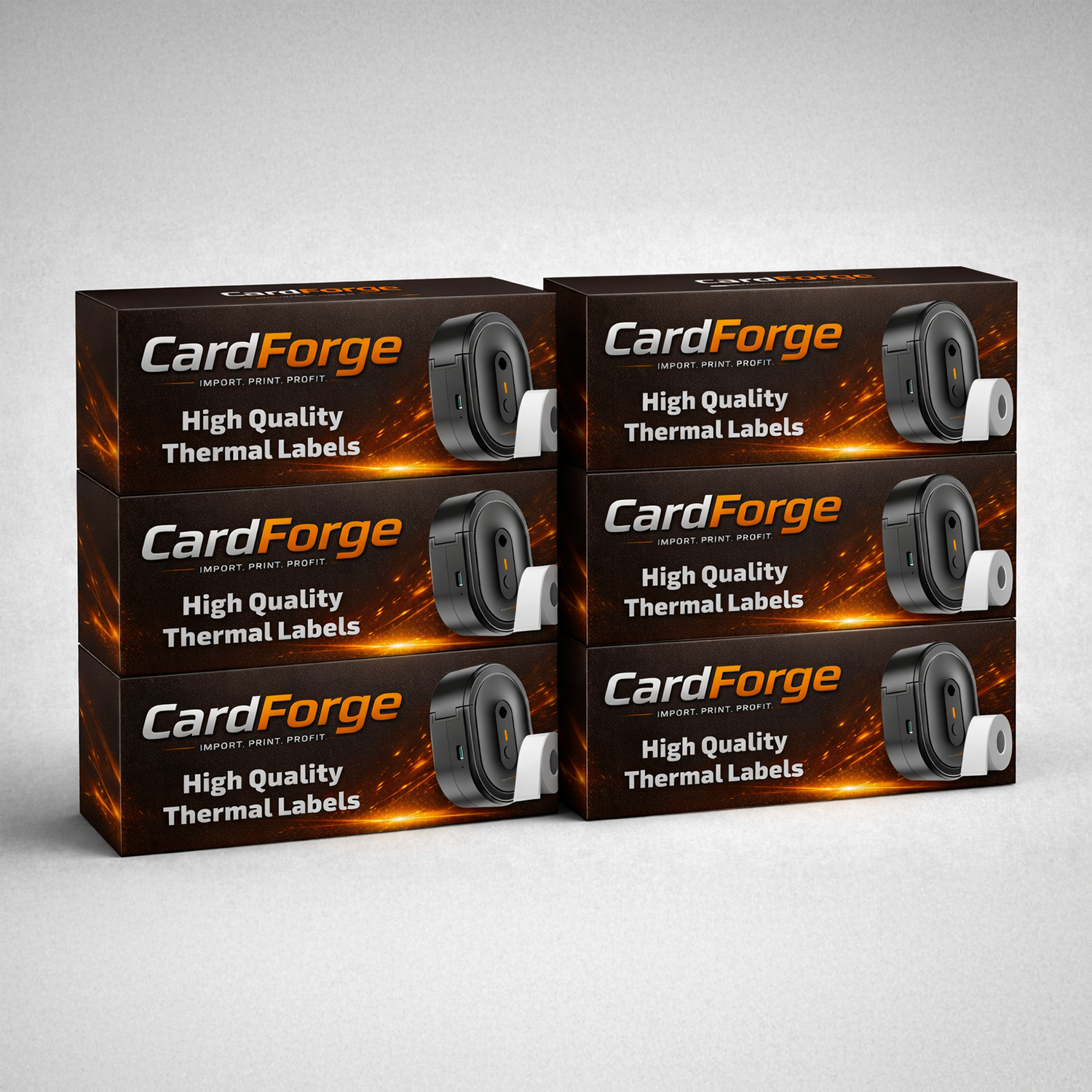 (PRE-ORDER) CardForge Labels - 6 Pack