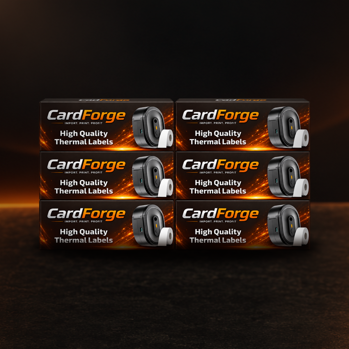CardForge Labels - 6 Pack